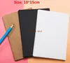 Eco Friendly 10*15 cm em branco Papel Kraft preto para cartão de visita cartões de palavras cartões de felicitações DIY cartões de aquarela