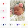 baby girl felt headband infant toddler newborn girls head band flowers hairbands 18 colors avaailable 20pcs/lot