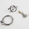 2016 new Lock cage Male chastity with catheter birdlock male cages bound chastity device cage lock penis bondage