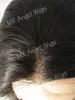 Parrucca Iwona Hair Straight Extra Long Two Tone Brown Mix 22 # 2/6 Mezza mano Legata resistente al calore Parrucche sintetiche anteriori in pizzo