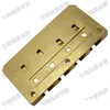 Tre färger Silver Gold Brass 4 Strängar Bas Bridge Guitar Delar Musikinstrument Tillbehör