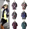 Écharpes à carreaux pour enfants glands rayés écharpe Écharpe enfants tartan Wraps automne hiver bébé écharpe châle mode foulard chaud 16 styles