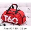 T60 Vattentät multifunktion Gym Yoga Hand Axelväska Sportträning Sko Väskor Basket Backpack Handväskor Utomhus Travel Duffel Bag Tote