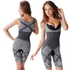 Wholesale-novas mulheres senhoras bambu carvão vegetal shaper shaper emagrecimento pleno espartilho timcómia trimmer terno de corpo shapewear Q1110