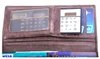 Taschenrechner Ultradünner, solarbetriebener Mini-Taschenrechner im Kreditkartenformat mit 8 Ziffern