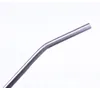 DHL Free 200pcs/lot Stainless Steel Straw Steel Drinking Straws Reusable ECO-friendly Metal Drinking Straw Bar Drinks Party Stag