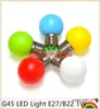 G45 LED E27 1W Mini Ampoule Lampe Économie d'énergie 110-220V Veilleuse Décoration Blanc / Rouge / Bleu / Vert / Jaune / Rose 10pcs / lot
