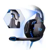 kotion كل سماعات G9000 Gaming Geadset Deep Bass Stereo Game Headphones with Microphone LED Light PC Professional Gamer1217280
