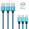 Micro Usb Kabels Nylon Gevlochten Koperen Oplader Sync Datakabel Koord Voor Andriod Smart Phone Samsung Galaxy S7 Rand S6 s4