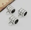 500Pcs Tibetan Silver Spacer Bail Beads Connector per monili che fanno braccialetto 8x6mm