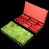 T GG Boxes Boutique Wooden Decorative Jewelry Set Gift Box for Necklace Bracelet Earring Ring Storage Case Chinese Silk brocade Packaging Box