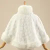 2017 WARM THOW PAUR Wedding Cloak Standup Collar White Bridal Bolero Jacket Short Winter Bridal Cape In Stock7223935