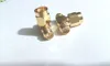 10 pcs Gold RP-SMA female plug to two RP-SMA male jack T RF adapter 3 way