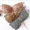 Leopard Invisible Bra Silicone Sexy Women Strapless Push Up Bra Angel Wing Shape Self-Adhesive Bust Backless Bra DHL free
