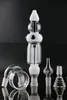 Nectar Collecter Kit Bubbler Oil Rig Glass Hookah med 14mm Titan Nail Två Funktion Samlare Dab Water Bong