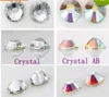 Mix Boyutları 1000pcs / Paketi Crystal Clear AB Dışı Düzeltme Flatback Rhinestones Nail Rhinestoens İçin Çiviler 3D Nail Art Dekorasyon Mücevher