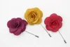 Pins Brooches Lapel Flower Mens Womens Camellia Handmade Boutonniere Stick Brooch Pin Jewelry Dress Accessories Breastpin DIY Fibula Fibule