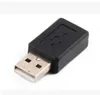 도매 500pcs / lot USB A 남성에 마이크로 USB B 여성 데이터 케이블 어댑터 커넥터 변환기 무료 배송