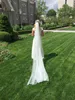 뜨거운 놀라운 최고의 판매 한 레이어 대성당 흰색 아이보리 컷 가장자리 베일 칸타 신부 머리 조각 웨딩 드레스