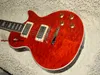 Guitarras al por mayor Custom Shop Guitarra eléctrica EN Tigre siberiano rojo Envío gratis