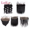 Mongolian Virgin Hair Bundles With 13X4 Lace Frontal 4Pieces One Lot Human Hair Wefts With Closure Straight Hair Loose Wave Kinky 2244329