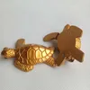 Gold Turtles Tortoise Feuerzeug Butan Metallflamme Nachfüllbare Zigarettenrauchfeuerzeuge KEIN Gas für Tabak Handpfeifen Zubehör Werkzeuge