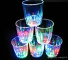 Staneliness färgglad led kopp blinkande skott glas led plast lysande kopp neon cup födelsedagsfest natt bar bröllop dryck vin flash liten kopp gp74