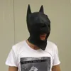 Sur Cosplay Batman Masques Dark Knight Adult Full Head Batman Latex Masque Hood Silicone Halloween Party Black Mask Per Hero Co42929219265144