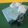 SPEDIZIONE GRATUITA 12 PZ Collezione Crystal Baby Choice Crystal Baby Blue Ciuccio Bomboniere 1 ° Festa di compleanno Bomboniere Baby Shower
