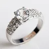 Zirconia Diamond Dames Ring Goud Kleur Zilver Kleur Goede Kwaliteit Mooie Sieraden Bruiloft Fashion Party Rings