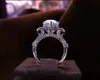 Rozmiar 4-10 Victoria Wieck luksusowa biżuteria wieczność Kobiety runda 1 5ct diomonique cz Diamond 925 Srebrna srebrna oprawa ślubna Crown Ri304L