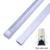 4ft LED T8 Tüpler Işık Entegre Tüp 2ft 5ft 6ft 8ft LED Işıkları V-Şekilli Beyaz 6000 K 120 W Çift Sıra Led Dükkan Işık Fikstürü