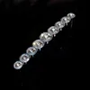 96mm 128mm Modern Fashion Rhinestone Furniture Handle Silver Chrome Dresser skåp Dörrhandtag Knoppar Glaskristalllådan