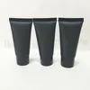 150pcs tom svart mjukt rör för kosmetikförpackning, prov 30ml lotion cream plastflaskor, unguent containrar rör squeeze