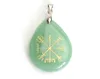 1 Stuk Natuurlijke Chakra Amethist Lapis Tijgeroog Steen Gegraveerde Viking Rune Vegvisir Talsman Symbolen Reiki Crystal Healing Teardrop3085920