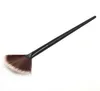 Makeup Brush Slim Fan Shape Powder Concealor Portable Blending Foundation Professionellt nytt mode för gratis frakt