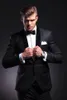 Wholesale-Pink Peak Lapel Men's Dinner Party Prom Suits Groom Tuxedos Groomsmen Man Wedding Blazer Suits (Jacket+Pants+Tie) NO:216