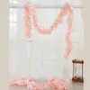 New Arrival Artificial Flowers Rattan DIY Flower Vine Rack Wedding Centerpiece Home Decoration 8 Color 1 Lot=10 PCS