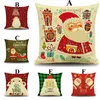 Vater Weihnachten Kissenbezüge Euro-American Style Weihnachtsgeschenk Kissenbezug Weihnachtsdekoration Couch Kissen Fall Kinder Schlafzimmer Kissenbezug