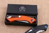 Coltello pieghevole Flipper di alta qualità 440C 58HRC Lama satinata G10 Maniglia EDC Coltelli tascabili Coltelli regalo