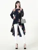 Gömlekler Moda Kadın Lady Müslüman Gevşek Tişört Üst elbise İslami Uzun Kollu Çiçek Baskı Maksi Kısa Kaftan Abaya Arap Kıyafetleri