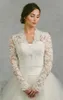 2018 Bolero Mariée Dentelle Cape Manches Longues Wrap De Mariée Appliqued Vestes Capes De Mariage Wraps Bolero Veste Robe De Mariée Wraps Plus La Taille