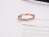 Rose Pozłacane 925 Silver Silver Ring Serca Europejskiej Pandora Styl Biżuteria Charm Prezent Prezent