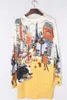 Kvinnors tröjor Kvinnors grossist- 2022 Spring Fashion Print Cardigan Sweater Dress Plus Size Lose High Quality1