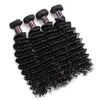 Ishow 8A Brazilian Deep Wave Virgin Extensions Wefts Peruvian Human Hair Bundles 4pcs lot Whole for Women All Ages 8288671774