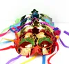 ベネチアンの美しさプリンスプリンセスマスカレードマスクハーフマスクグリッテマルディグラハロウィーンボールマスクワンサイズ一番サイズ（盛り合わせ色）