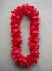 50 Pieces Kauai Leis Hawaii Flower Lei 7 Color Luau Flower Necklace Garland Hula-wear Dress Dance Show Party Decor Free Shipping