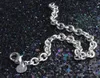 10PCS/Lot Wholesale Plated 925 Sterling Silver Bracelets Lobster clasp Cable chain Bracelets Fashion Jewelry