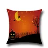 Halloween Pumpkin Heks Kussen Cover Cartoon Halloween Stijl Kussensloop Home Decoratieve Cushion Cases Festival Gift YLCM