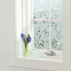 Nuovo 45 * 100 cm UV Proof Static Cling Frosted Stained Flower Glass Window Film Sticker Privacy Home Decor